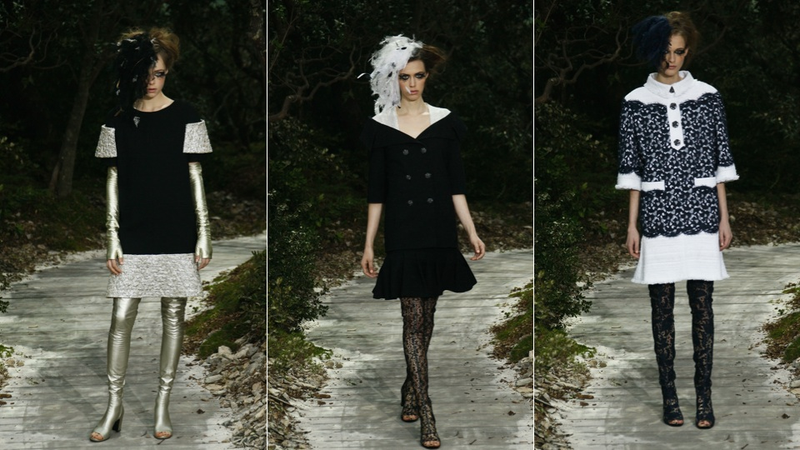 Illustration for article titled Chanel Haute Couture: For the Bedraggled Black Swan Lady Who Lunches in You